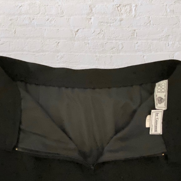 134. GIOVANNI Layered Black Pencil Skirt - Size 13 - Picture 3 of 4